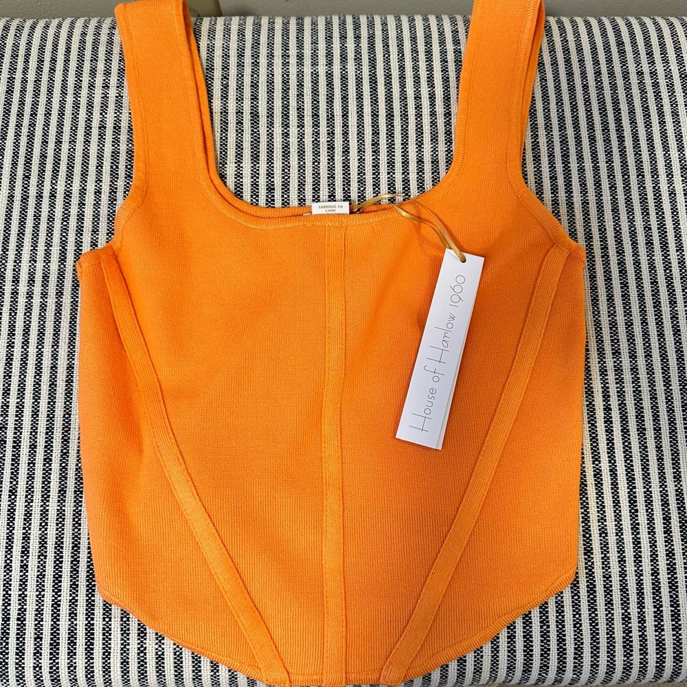 House of Harlow 1960 Knit Corset Top